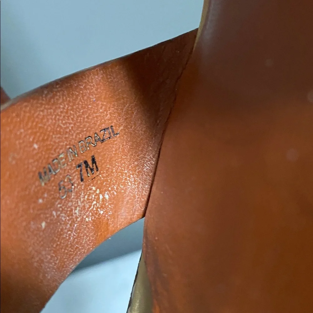 Rebecca Minkoff Double Strap Block Heel Open Toe Sandals/Heels Size 7 - Picture 12 of 16